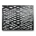 Hot Rolled Black Steel Expanded Metal Mesh Thickness 6 mm Width 1.22 m Length 4 m