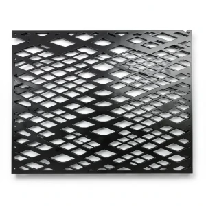 Hot Rolled Black Steel Expanded Metal Mesh Thickness 6 mm Width 1.22 m Length 4 m