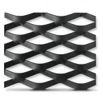 Hot Rolled Black Steel Expanded Metal Mesh Thickness 5.8 mm Width 1.22 m Length 3 m