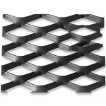 Hot Rolled Black Steel Expanded Metal Mesh Thickness 6 mm Width 1.22 m Length 3 m
