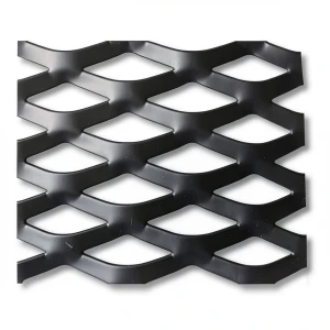 Hot Rolled Black Steel Expanded Metal Mesh Thickness 5.8 mm Width 1.22 m Length 4 m
