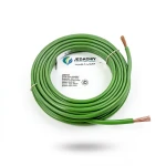 240mm2 Single Core Stranded Electrical Wire CU/PVC, 450/750 volts, Green Color | Jeddah Cables Company