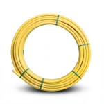 Almona HDPE Coil Pipe Nominal Pressure 8 Bar PE 80 OD 90 mm Thickness 8.2 mm Yellow