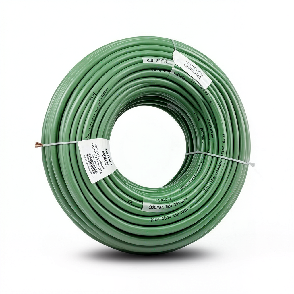 400mm2 Single Core Stranded Wire CU/PVC 450/750 volts Green | Jeddah Cables Company