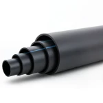 HDPE Pipe Nominal Pressure 19.2 Bar PE 100 Outside Diameter 250 mm SDR 7.4 Black