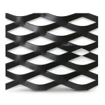 Hot Rolled Black Steel Expanded Metal Mesh Thickness 5.8 mm Width 1.22 m Length 7 m