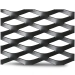 Hot Rolled Black Steel Expanded Metal Mesh Thickness 6 mm Width 1.22 m Length 1 m