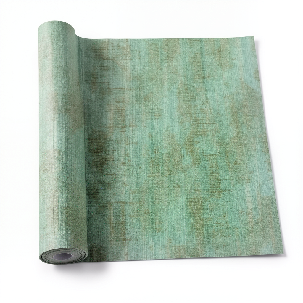 Italian Wallpaper Pattern Design 10m x 1.06m, Green