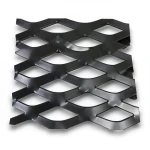 Hot Rolled Black Steel Expanded Metal Mesh Thickness 6 mm Width 1.22 m Length 3 m