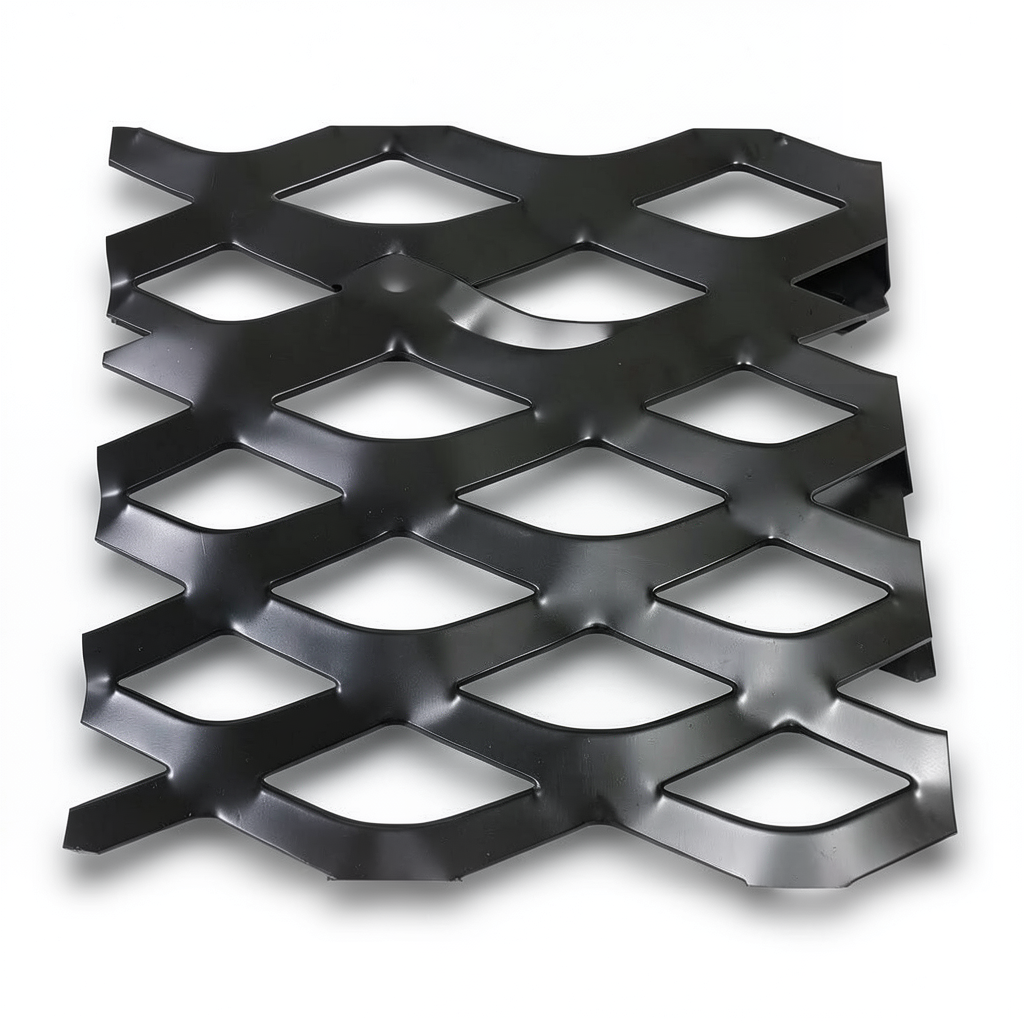 Hot Rolled Black Steel Expanded Metal Mesh Thickness 6 mm Width 1.22 m Length 3 m
