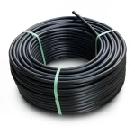HDPE Polyethylene Coil Pipe Nominal Pressure 16 Bar PE 80 OD 20 mm SDR 9 Black
