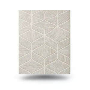 Italian Wallpaper Geometric Design 10m x 0.53m Beige