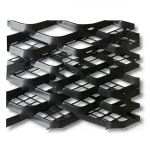 Hot Rolled Black Steel Expanded Metal Mesh Thickness 6 mm Width 1.22 m Length 4 m