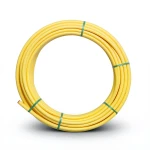 Almona HDPE Plastic Coil Pipe 32 mm OD, 3 mm Thickness, 8 Bar Pressure, Yellow