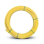 Almona HDPE Coil Pipe PN 8 Bar PE 80 OD 40 mm Thickness 3.7 mm Yellow