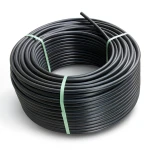 HDPE Polyethylene Coil Pipe Nominal Pressure 16 Bar PE 80 OD 50 mm SDR 9 Black