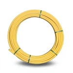 Almona HDPE Coil Pipe Pressure 8 Bar PE 80, 50 mm OD, 4.6 mm Thickness, Yellow