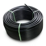 HDPE Plastic Coil Pipe PN 16 Bar PE 80, 63 mm Diameter SDR 9, Black