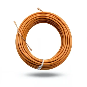 سلك مجدول CU/PVC مساحة مقطع 10mm2، 450/750 فولت، لون برتقالي | شركة كابلات جدة