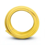 Almona HDPE Plastic Coil Pipe Nominal Pressure 8 Bar PE 80, Outer Diameter 63 mm, Thickness 5.8 mm, Yellow