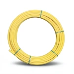 Almona HDPE Coil Pipe Nominal Pressure 8 Bar PE 80, 140 mm OD, 12.7 mm Thickness, Yellow