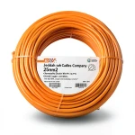 Stranded Electric Wire CU/PVC 25mm2, 450/750V, Orange | Jeddah Cables Company