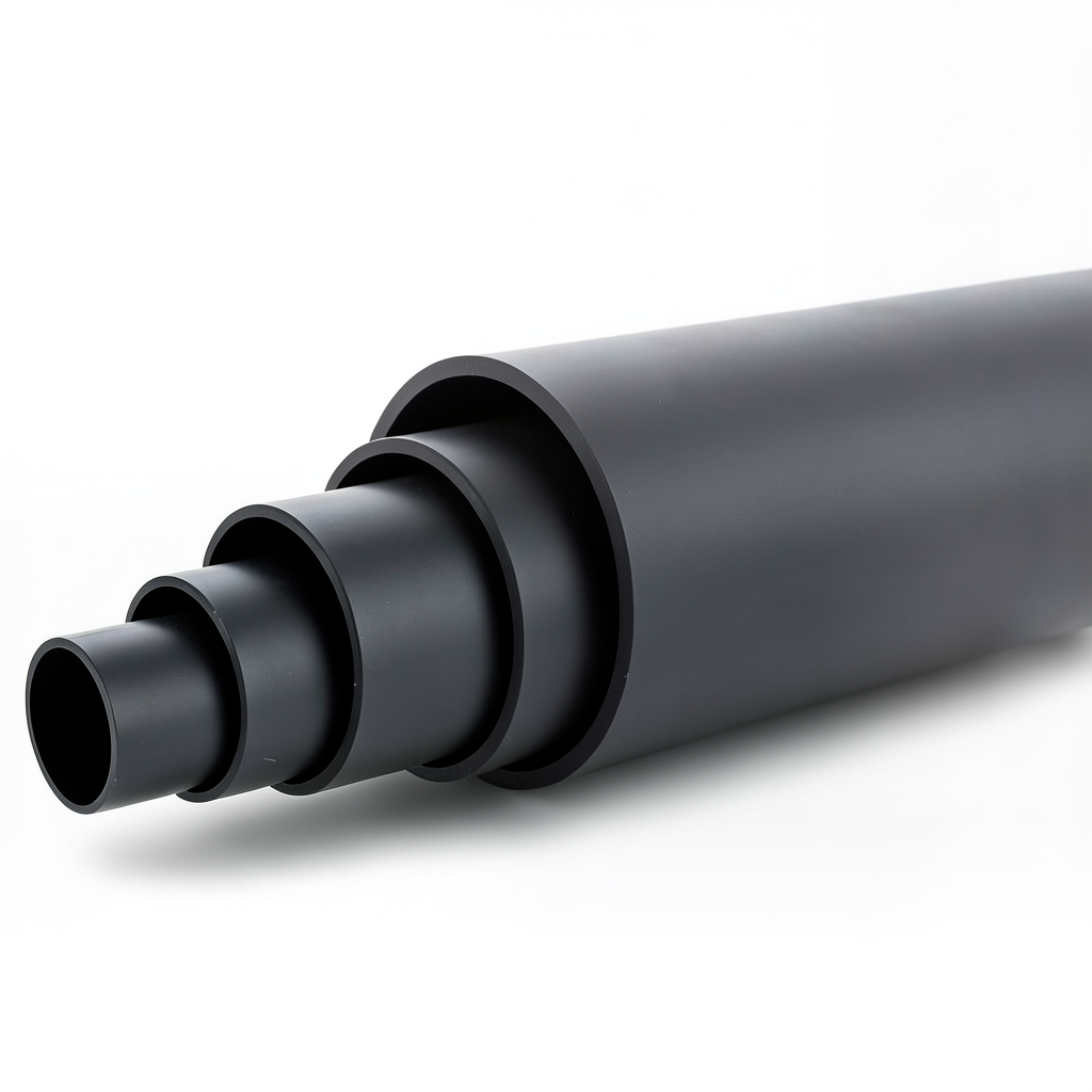 HDPE Pipe Nominal Pressure 19.2 Bar PE 100 OD 180 mm SDR 7.4 Black