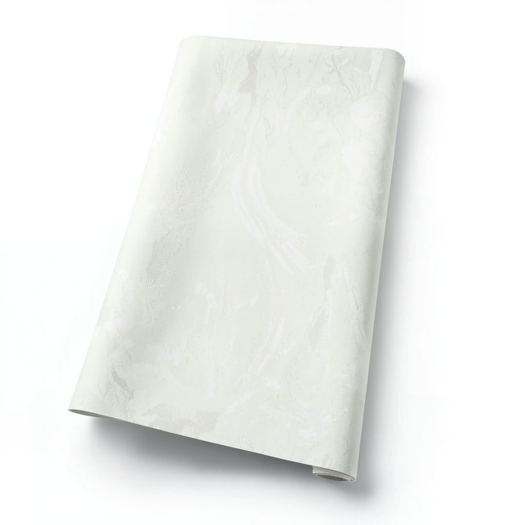 Italian Patterned Wallpaper 10m x 1.06m Off White, Model 83621