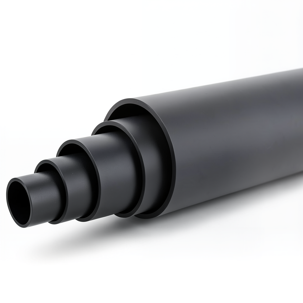 HDPE Pipe Nominal Pressure 19.2 Bar PE 100 OD 500 mm SDR 7.4 Black