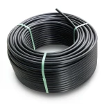لفة أنابيب HDPE ضغط 16 بار PE 80 قطر خارجي 40 مم SDR 9 لون أسود