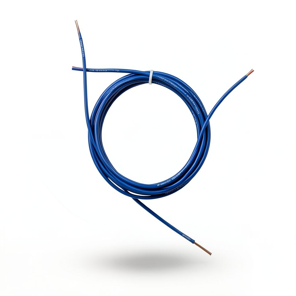Copper Flexible Single Wire 4mm 450/750V PVC Insulated, Blue | Al Fanar