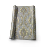 Classic Wallpaper Gray and Gold, 10m x 1.06m, Model 83652