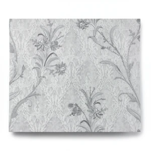 Italian Wallpaper Floral Design 10m x 1.06m, Gray