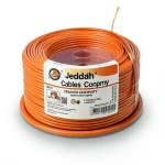 Stranded Electric Wire CU/PVC 185mm, 450/750V, Orange Color | Jeddah Cables Company