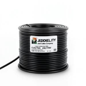1.5mm Single Core Stranded Wire CU/PVC 450/750V Black Color | Jeddah Cables Company