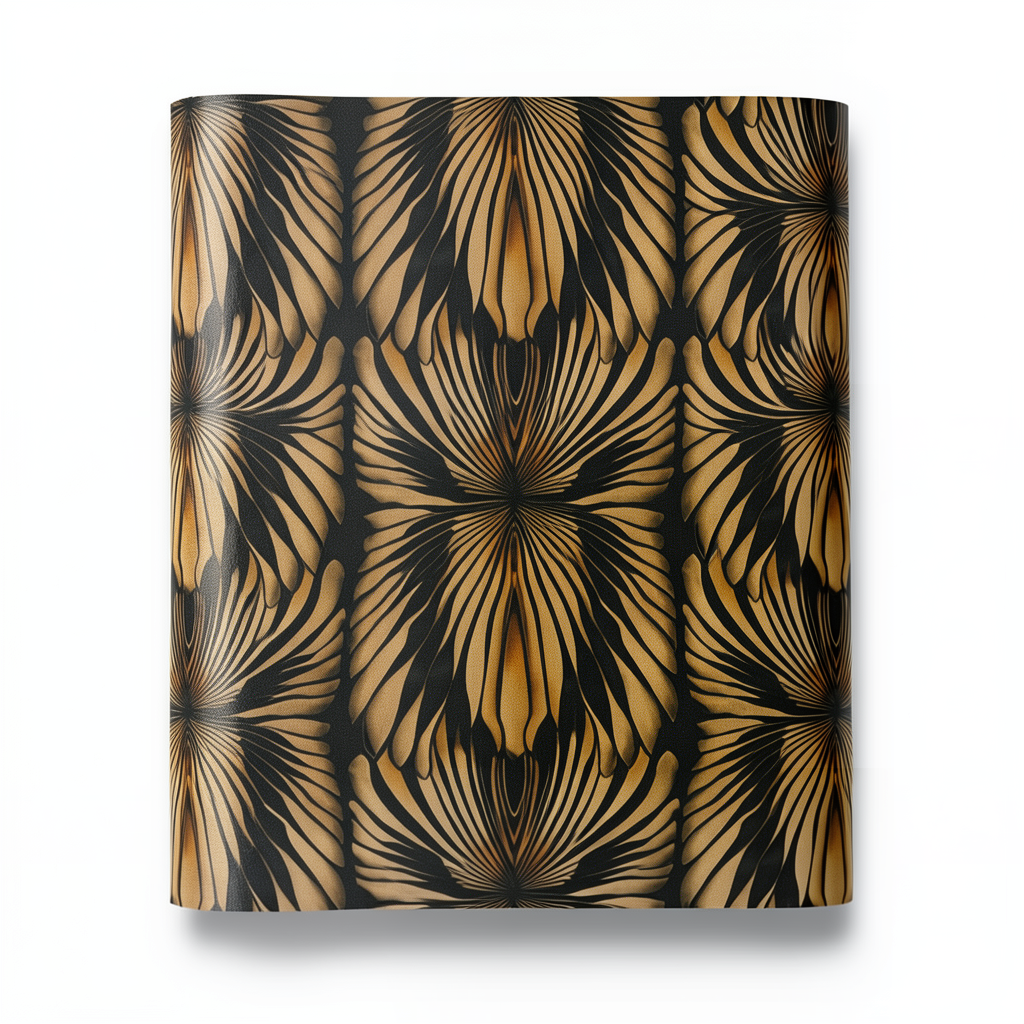 Italian Wallpaper Brown With Black Classic Design 10mx1.06m Model RC19001