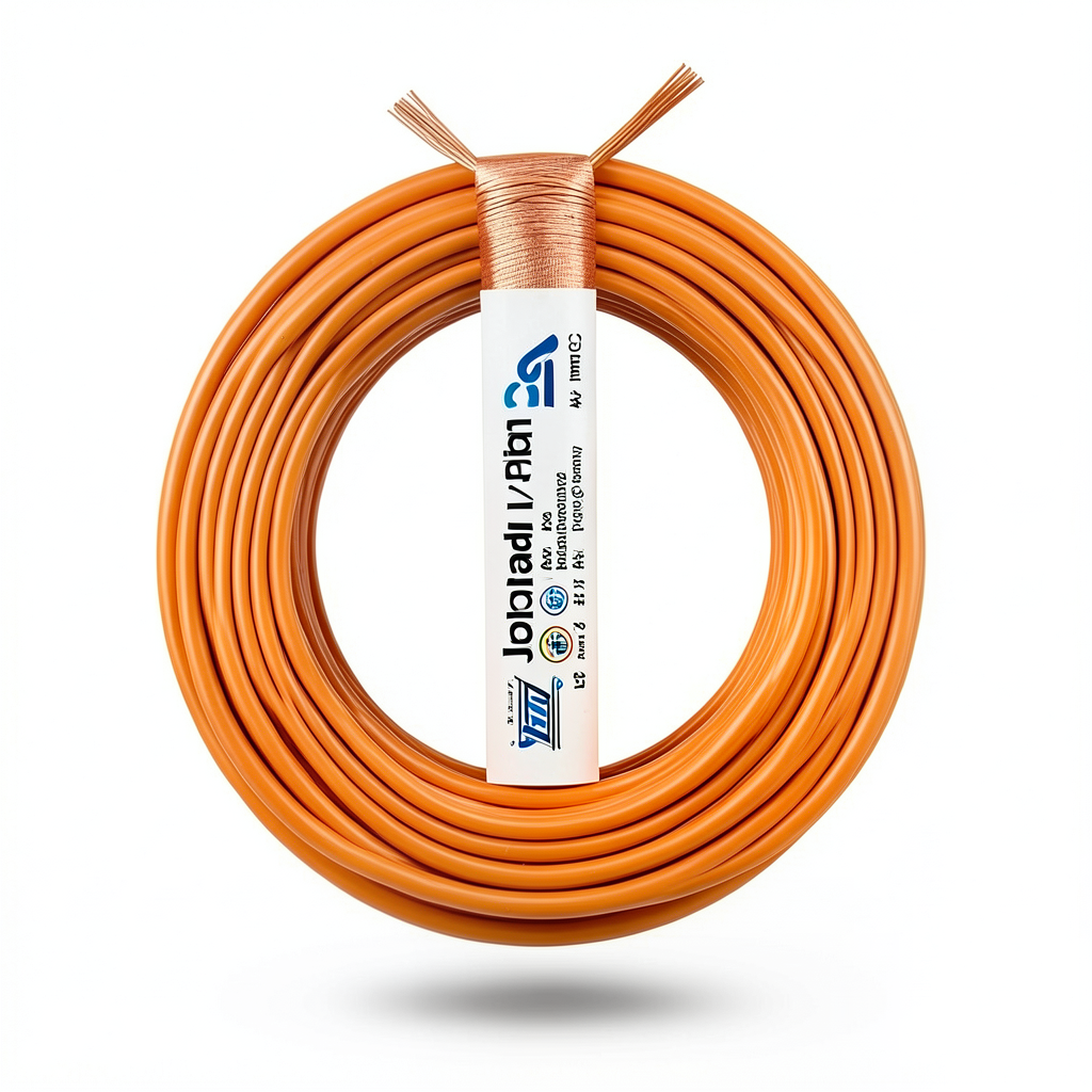 Stranded Electric Wire CU/PVC 4mm2, 450/750V, Orange | Jeddah Cables Company
