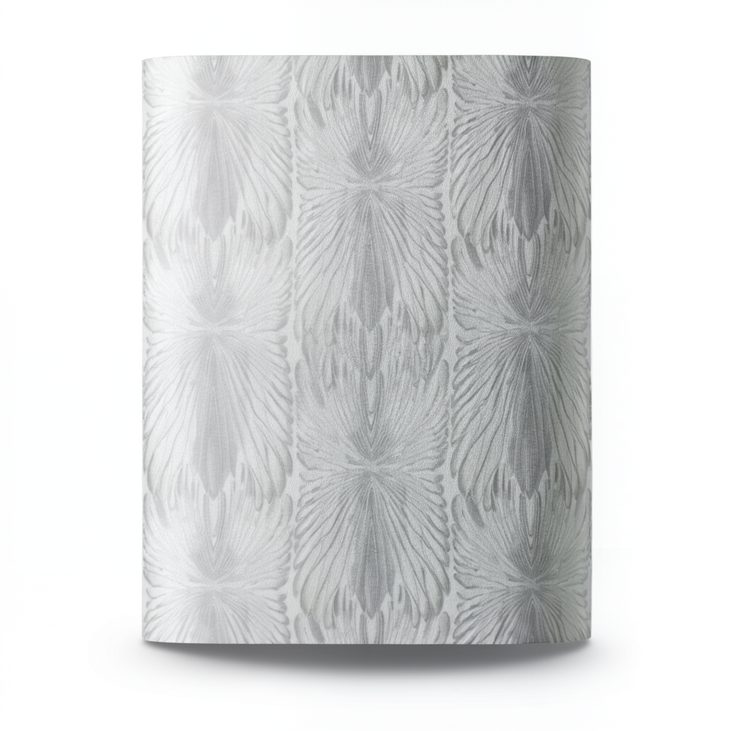 Italian Wallpaper Gray Color Classic Design, Size 10m x 1.06m, Model RC19007