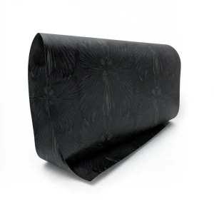 Italian Wallpaper Classic Design Black Color, Size 10mx1.06m, Model RC19006