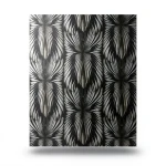 Italian Wallpaper Black With Silver Classic Design, Size 10m x 1.06m