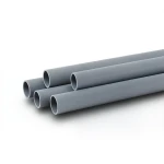 انابيب بلاستيك UPVC كهربائية EPC 80 مقاس 4 إنش سماكة 9.58 ملم لون رمادي