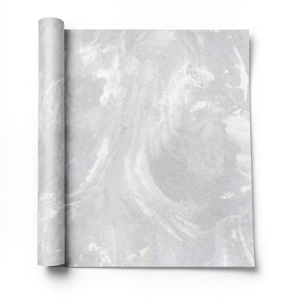 Patterned Wall Decoration 10m x 1.06m Pale Gray Model 83631