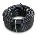 لفة أنابيب HDPE ضغط 16 بار PE 80 قطر خارجي 16 مم SDR 9 لون أسود