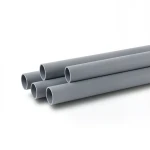 انابيب بلاستيك UPVC كهربائية EPC 40 مقاس 3 إنش سمك 6.15 ملم لون رمادي