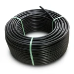 لفة أنابيب HDPE ضغط 16 بار PE 80 قطر خارجي 40 مم SDR 9 لون أسود