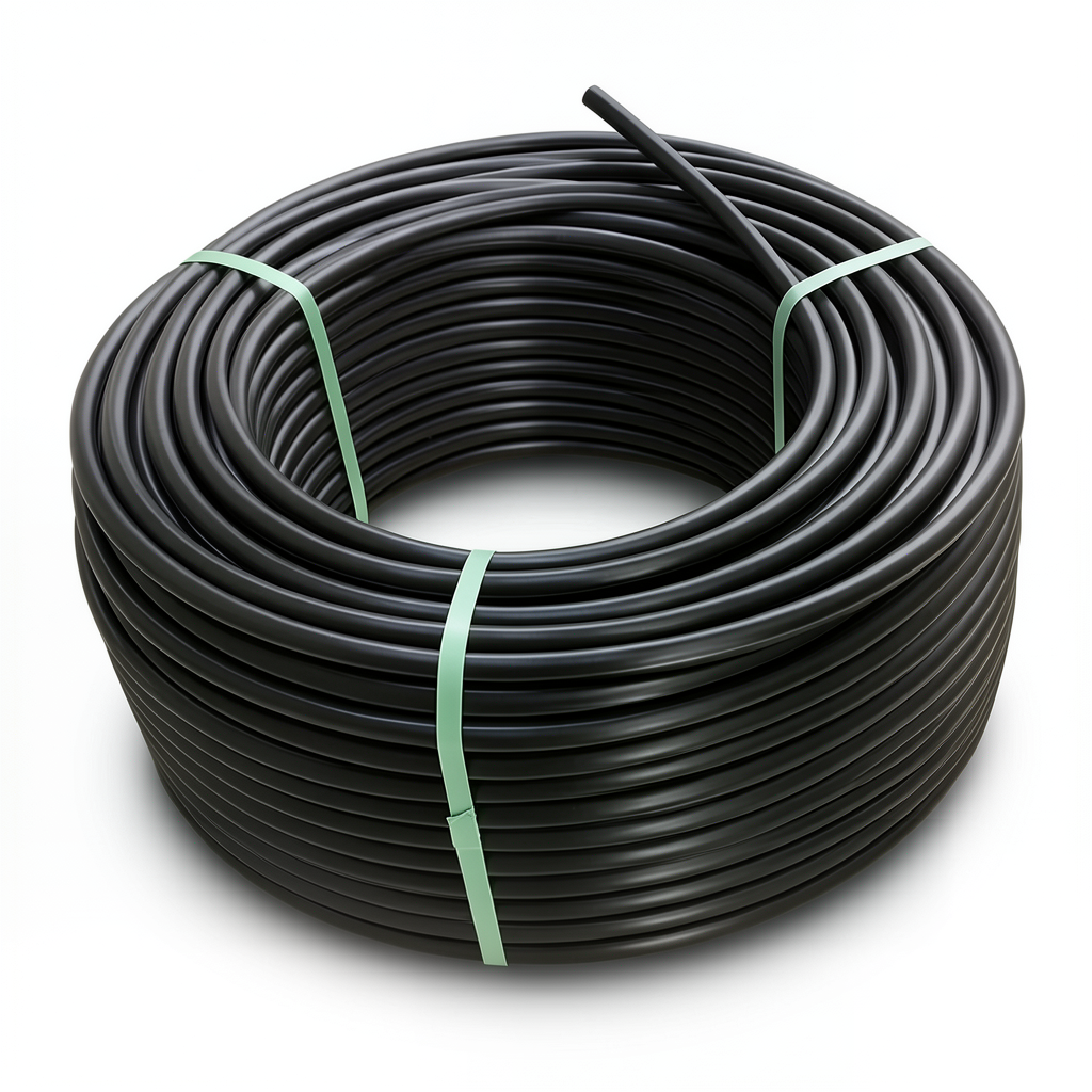 HDPE Coil Pipe Pressure 16 Bar PE 80 Size OD 40 mm SDR 9 Black