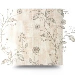 Italian Wallpaper Floral Design 10m x 1.06m, Beige