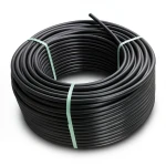 لفة أنابيب HDPE ضغط 16 بار PE 80، قطر خارجي 90 مم SDR 9، لون أسود