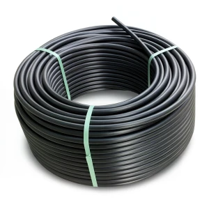 HDPE Polyethylene Plastic Coil Pipe Nominal Pressure 16 Bar PE 80, 140 mm SDR 9 Black