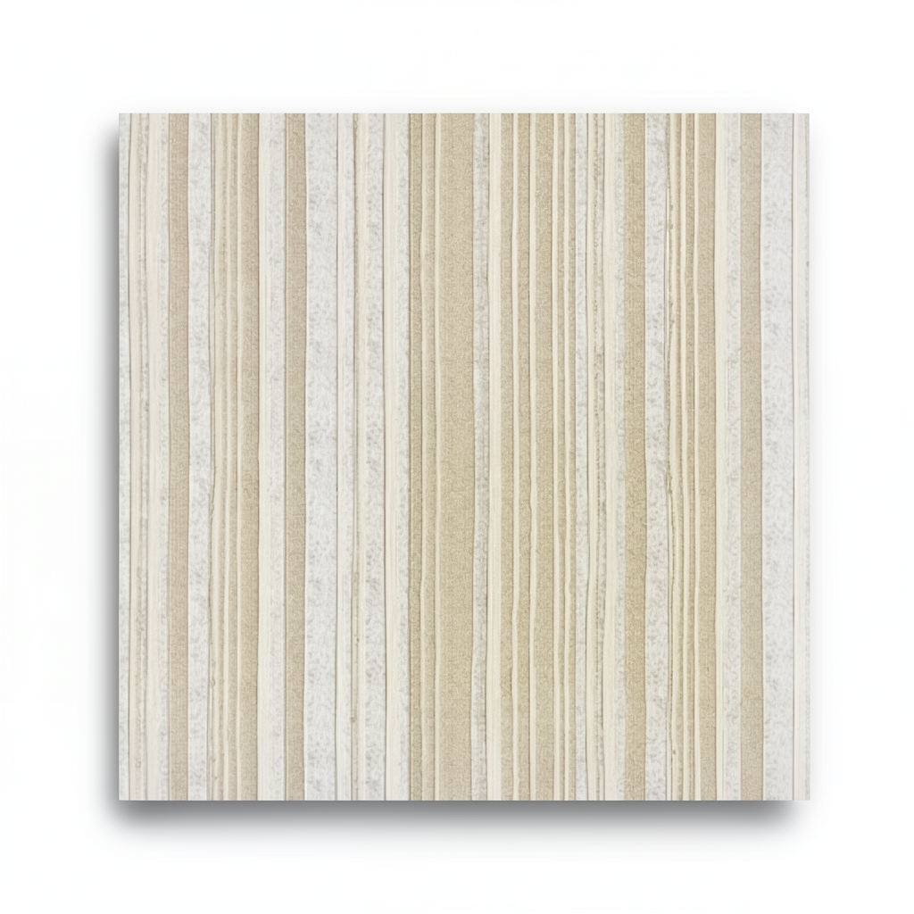 Wall Decoration Striped Design 10 m x 1.06 m Beige, Model 44423